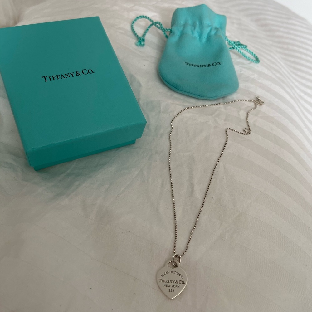 Tiffany & Co. Small Heart Tag Necklace